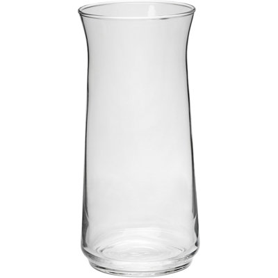 Vase en verre transparent