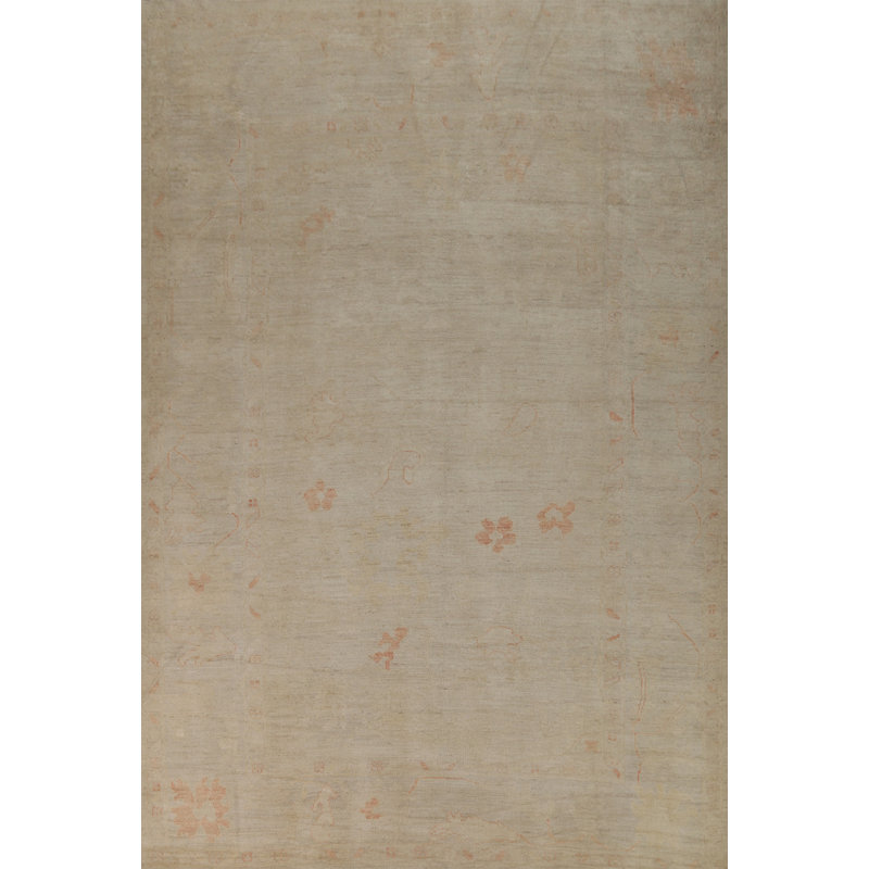 Vegetable Dye Oushak Turkish Area Rug 9x12