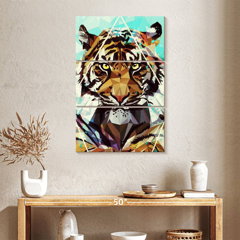 Brampt It Tiger, 38" H x 24" W