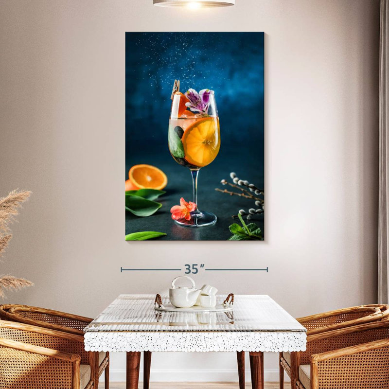 Yarlin Citrus Cocktail, 51" H x 34" W