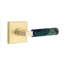 Select Round Door Lever with Square Rosette-303225253-303225260