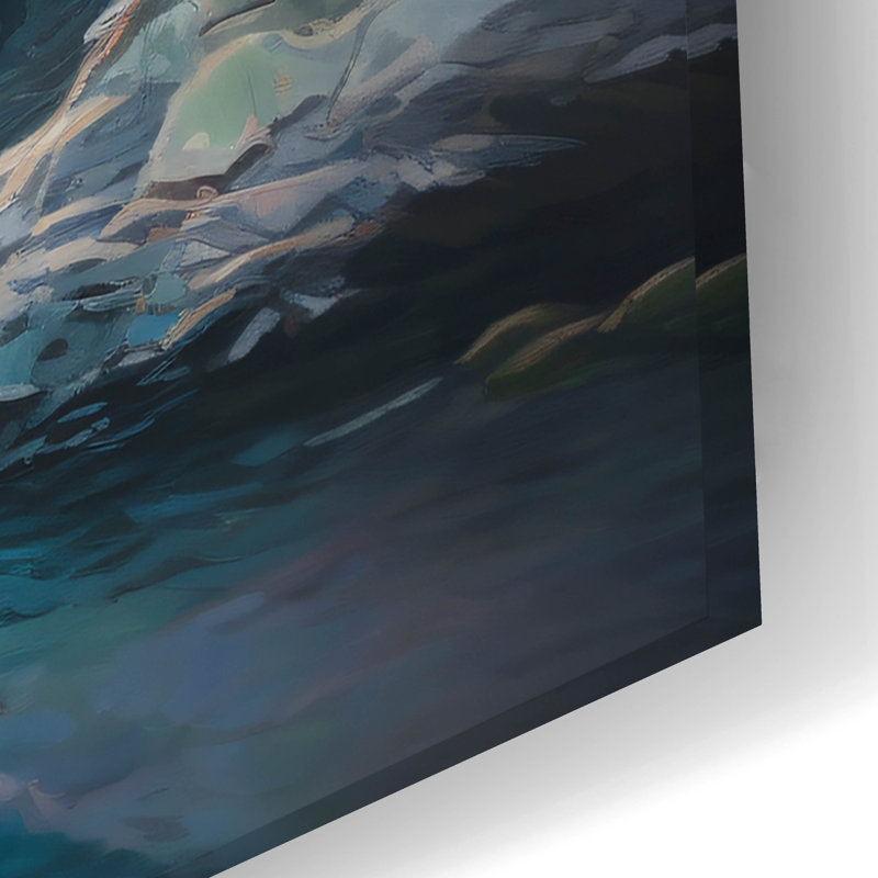 «Cove 2» par r3darch0n, art mural en verre acrylique, H 16 po x l 24 po x P 0,2 po