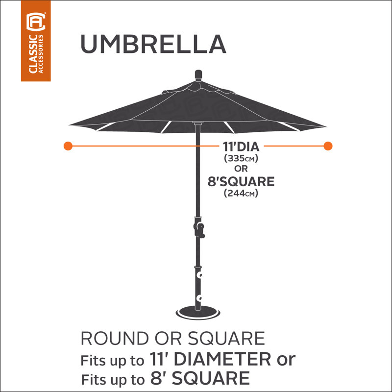 Couverture de parapluie Belltown, Gris