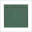 Pharmacie murale 30 x 28 avec 3 tablettes ouvertes et tablette réglable - Vert