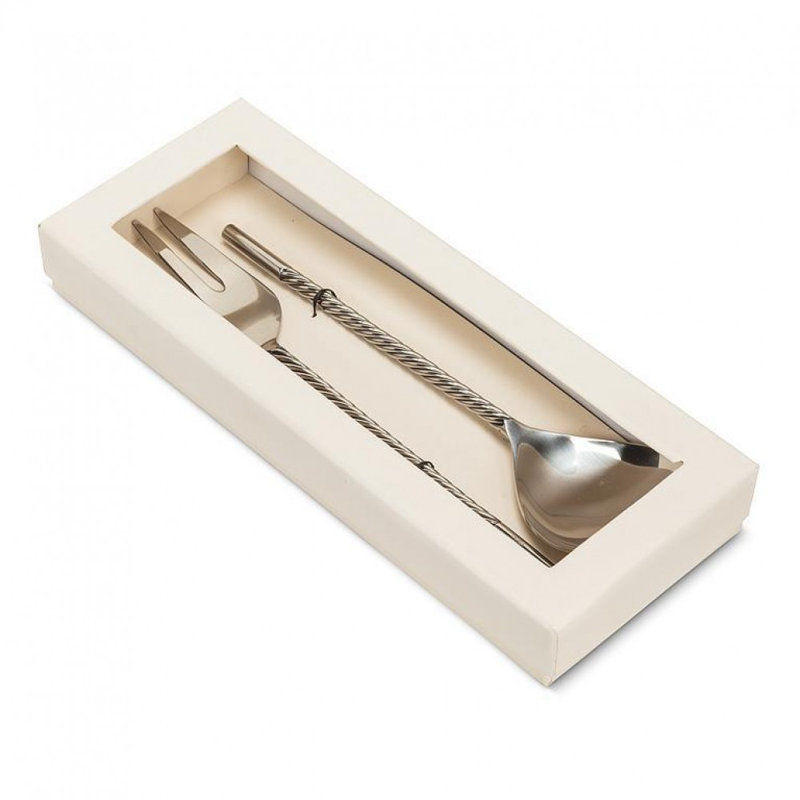 Twist Handle Salad Serving Utensils
