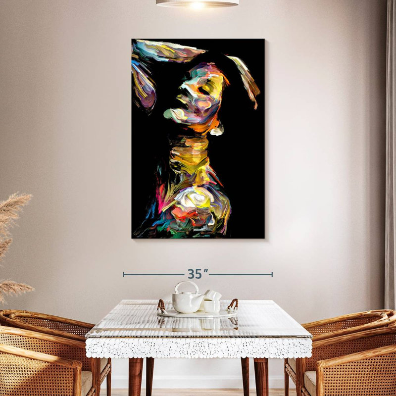 Leisha Captivating Female, 48" H x 32" W