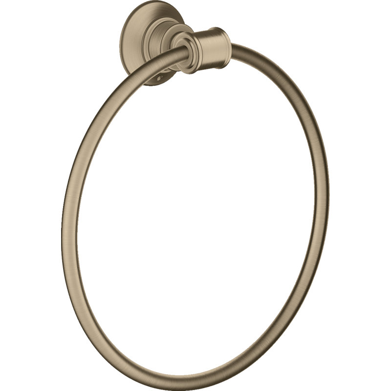 AXOR Montreux Wall Mounted Towel Ring, Brushed Nickel