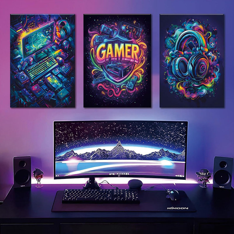 Framed Wall Art on Canvas