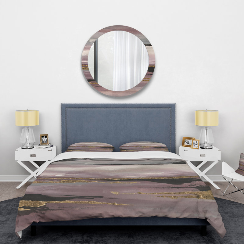Ensemble de housse de couette Purple Glam Storm III - Glam & Shabby Elegance - Microfibre de polyester