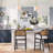  Foam Padding Wing Back Accent Bar Stools-109101427