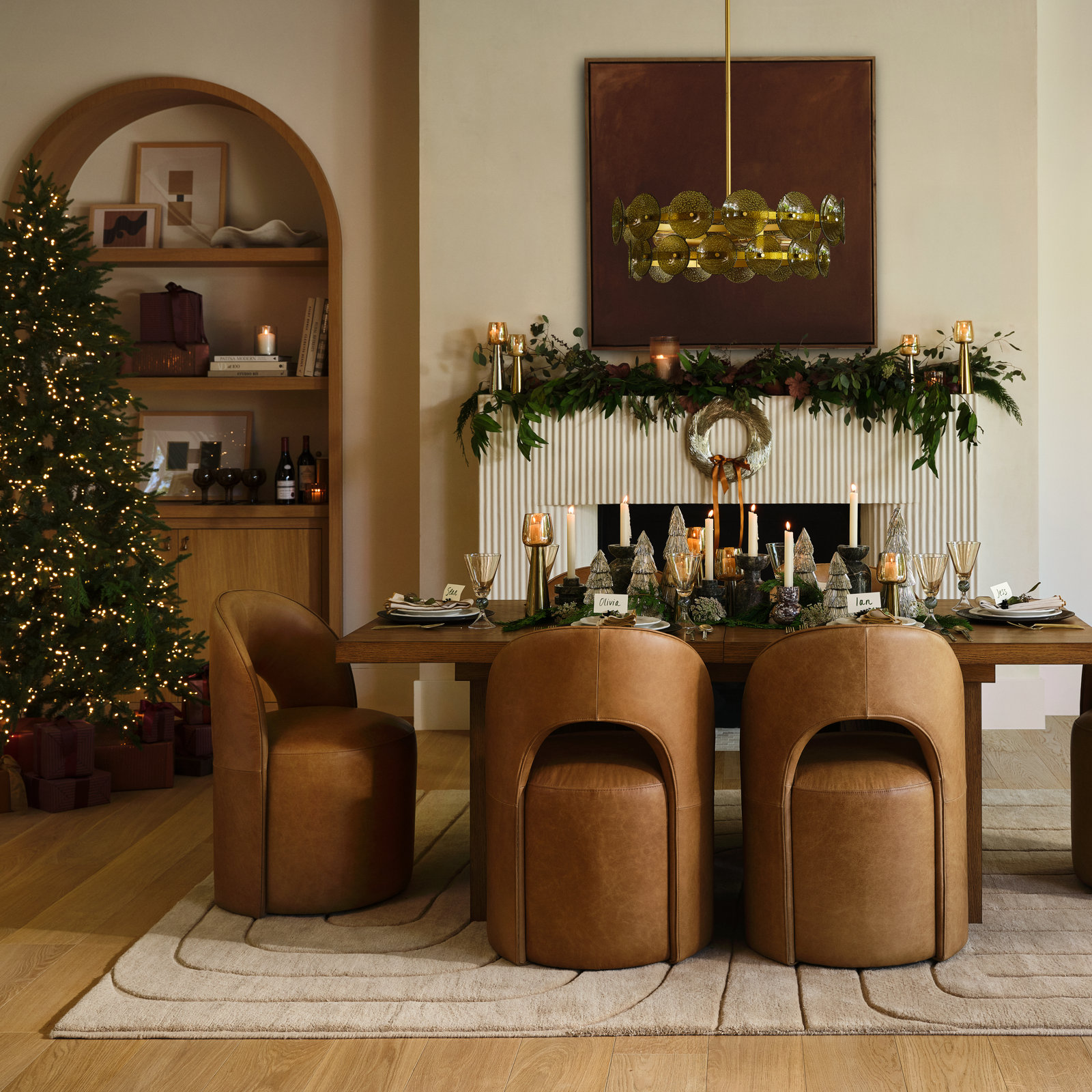 Dandan Lighted Artificial Christmas Tree - Includes a Tree Storage Bag and Remote Control, 7'5"