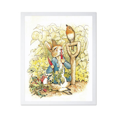 Peter Rabbit dans le jardin