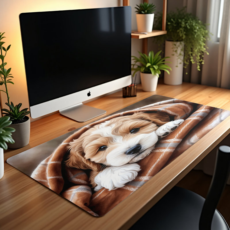 Polyester Desk Pad, 23.6x13.8