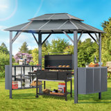 8 Ft. W X 6 Ft. D Aluminum Grill Gazebo