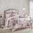 Cassandra Blush Cotton Print 8-Piece Queen Comforter Set-1366281607-1365933526