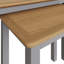 Daris Nest Of 2 Side End Tables. Solid Oak. Fully Assembled.-1252230266