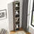 Versatile Media Tower Rack With Adjustable Shelves For Home Office And Display