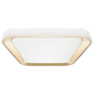 Quadro Plastic LED Flush Mount
