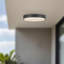 Bailey 9-in Black dimmable LED Outdoor Ceiling Light-114308705-114308718