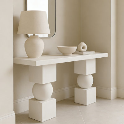 Modern simple style rectangular console table