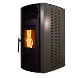 2200 Square Feet Direct Vent Freestanding Wood Pellets Stove with Blower and with Adjustable Thermostat