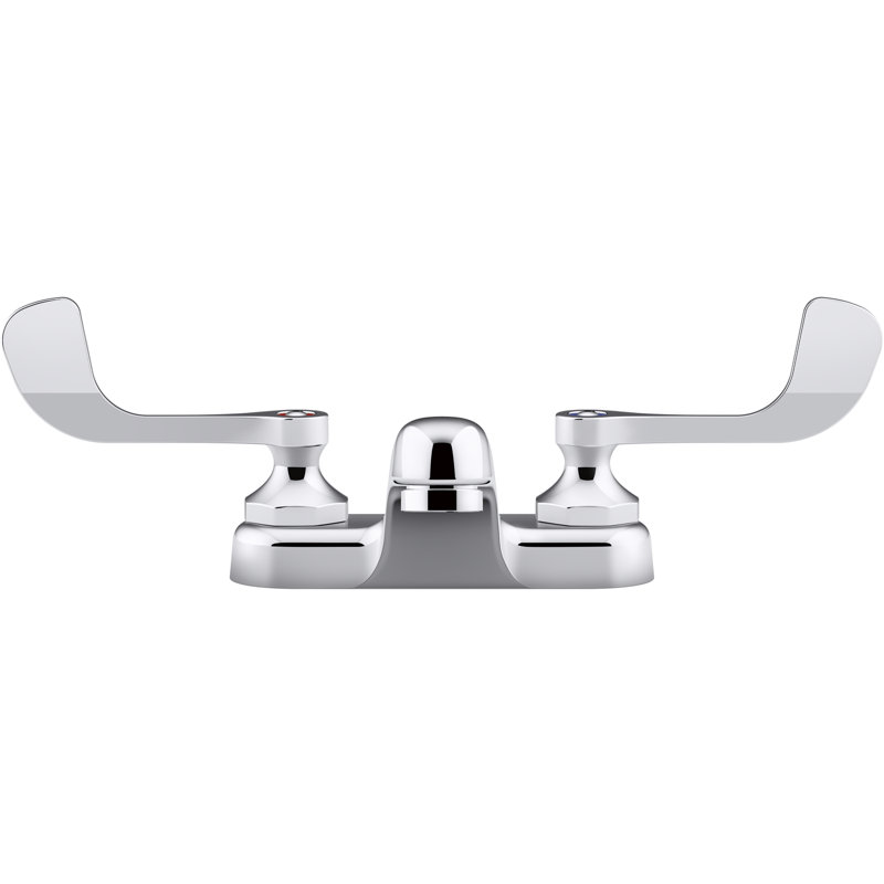 Robinet de lavabo de salle de bain bowe 1,0 gpm central à avec débit aéré et poignées wristblade, drain non inclus Triton