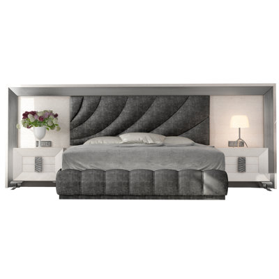 Annalya Upholstered Panel Bed