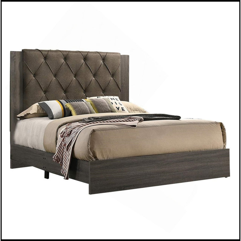 Lit de style contemporain pour grand lit 1pc
