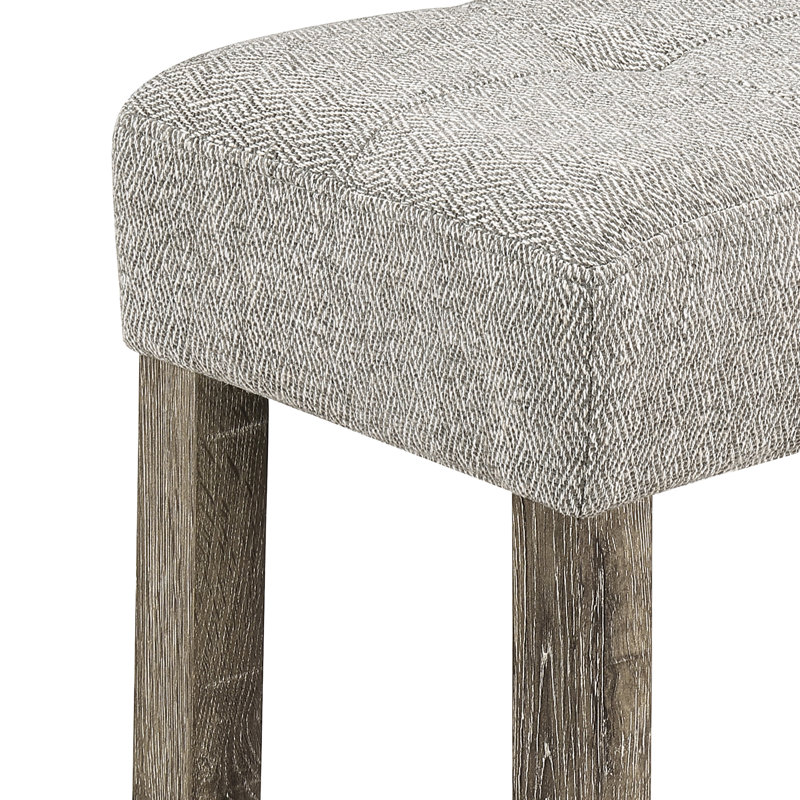 Table de bar 4 pièces avec prise de courant pour différentes pièces - surface en grain de bois, tabourets confortables, mousse à haute élasticité, prise facile à assembler, coussins incurvés de salle à manger sur l'emballage 3a pour éviter les dommages
