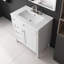Meuble-lavabo simple 30 po avec comptoir en céramique Sharidan-310319302