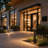 39 in. Bronze Large Mushroom-Head LED Bollard Path Light with Photocell