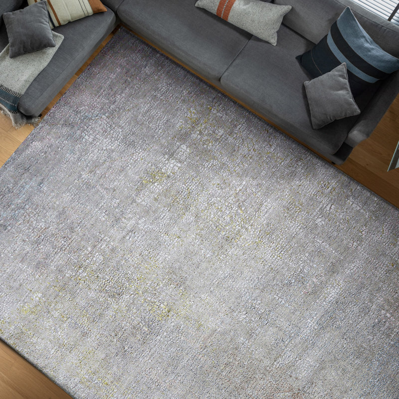 Tapis rectangulaire noué à la main, Rectangle 10 pi x 14 pi