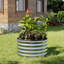 Blandenburg Galvanized Raised Planter: Rustproof & Bottomless Drain-108831538-108831535