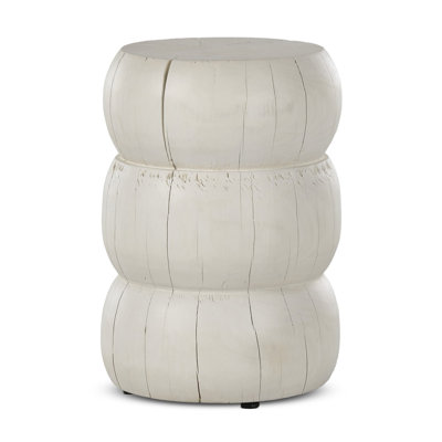 Pagoda Solid Wood End Table