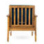Ensemble de 2 chaises club, bleu