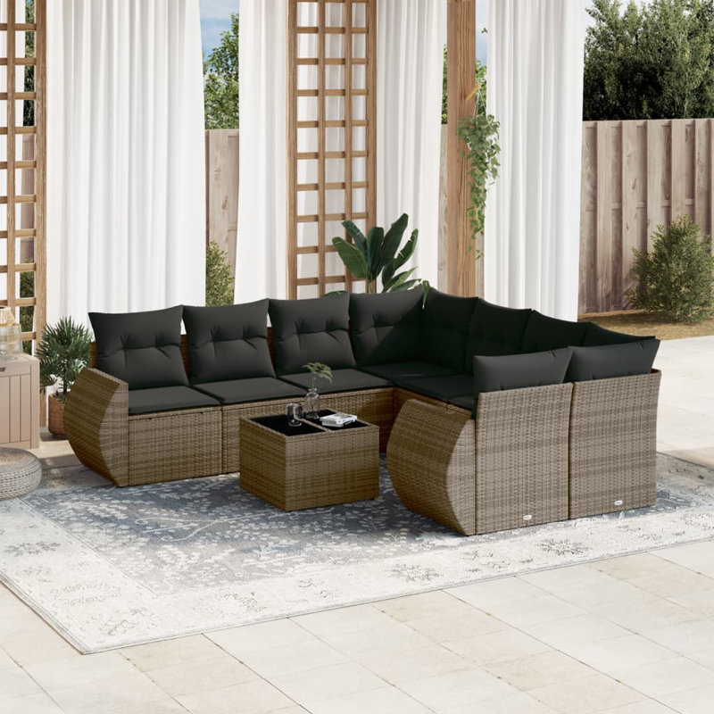 Ensemble de canapé de jardin Vidaxl