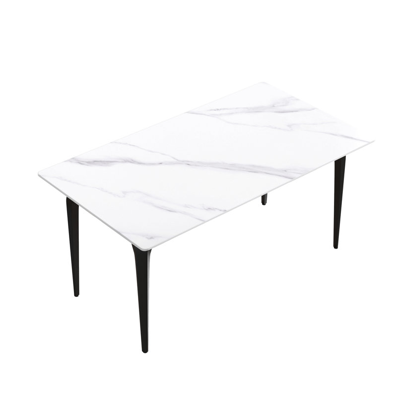 Table de salle à manger 63 po 63 po, H 29,53 po x l 63 po x P 35,43 po