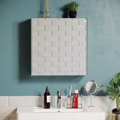 Claudina Wall Mounted Required Bathroom Cabinet