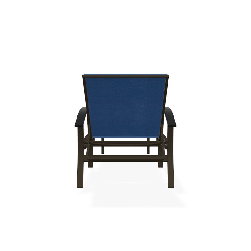 Chaise longue inclinable Askar, Bois de plage texturé, Cobalt 35D Sunbrella®, Graphite classique P30