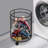 Rolling Laundry Basket Cart, Metal Rolling Laundry Basket-267396156