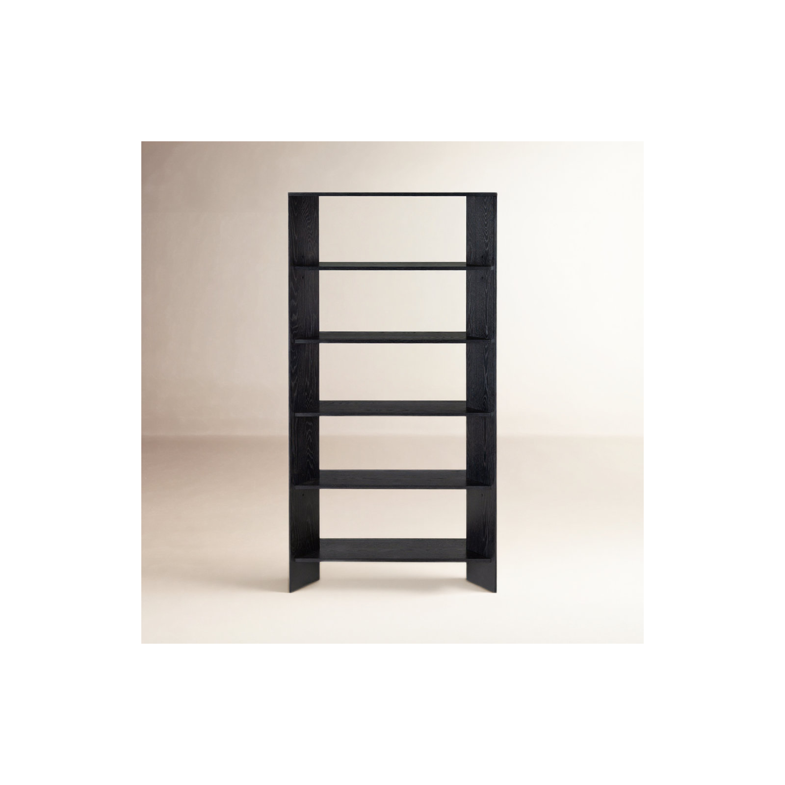 Iriye 5 Shelf Bookshelf, Black