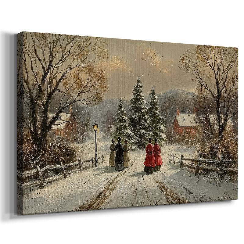 «Honeyed Candle at Eve» - Toile tendue avec châssis de qualité supérieure, H 18 po x l 12 po