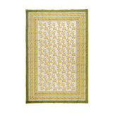 Mimosa Tablecloth - Green & Yellow - 59" x 59"