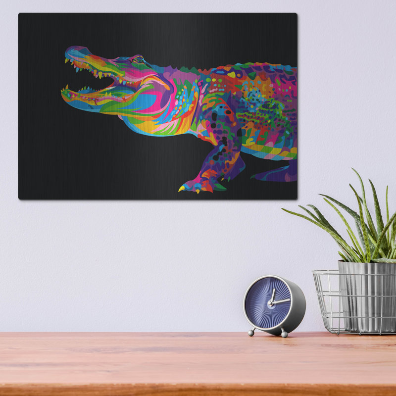 "Alligator" par Bob Weer, H 12 po x l 16 po