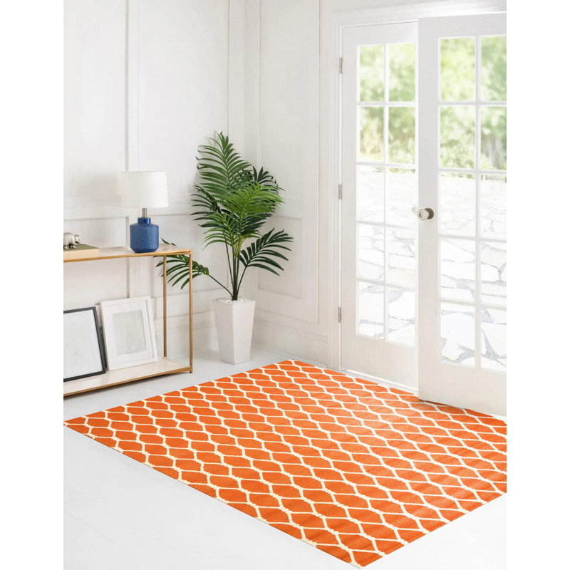 Hand Tufted Wool Geometric Area Rug