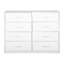 Commode 8 tiroirs avec grands tiroirs en tissu-701623238