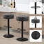 Swivel Upholstered Adjustable Height Counter Stool with Metal Frame-197736471-88944470
