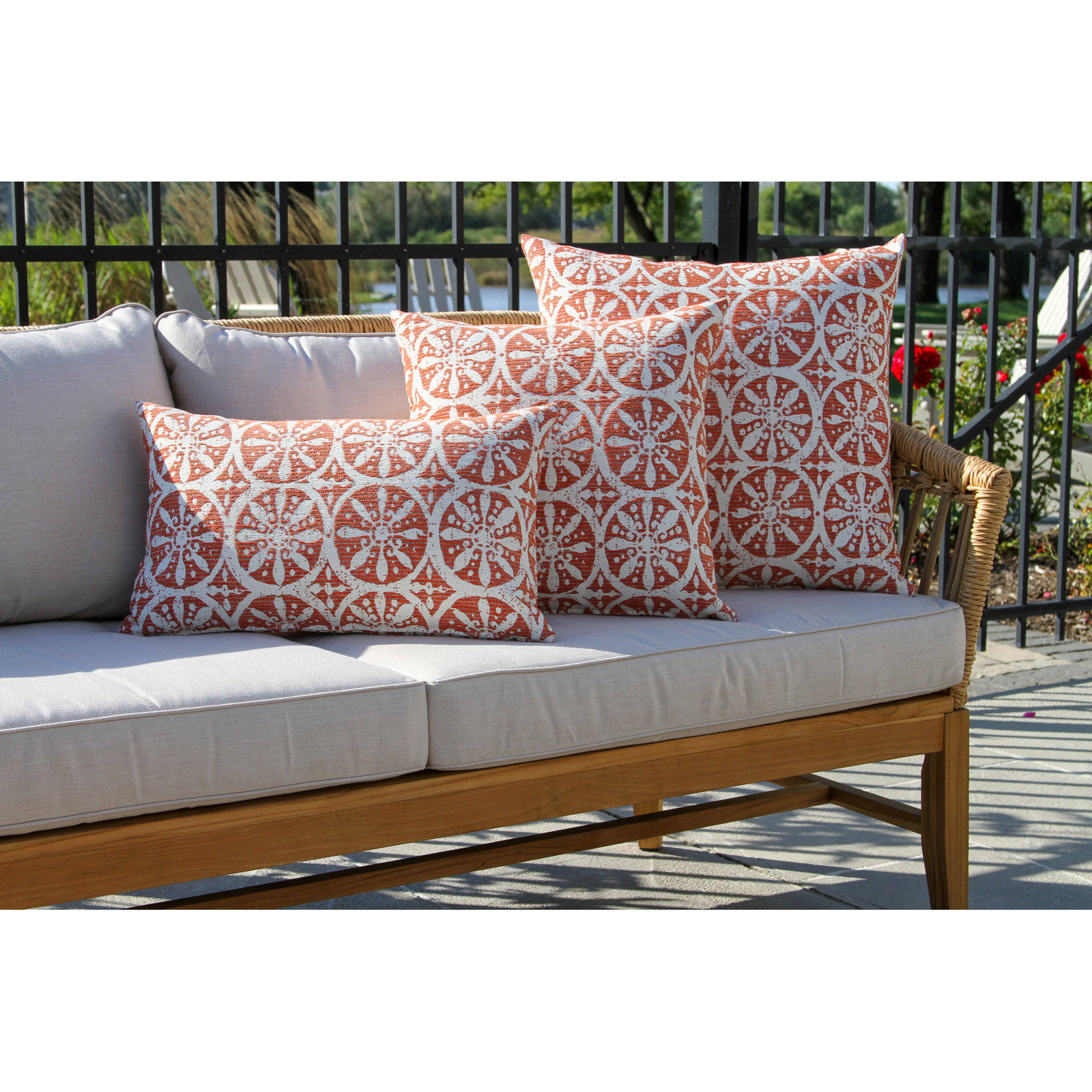 Waubun Pillow, 16"H x 16"W