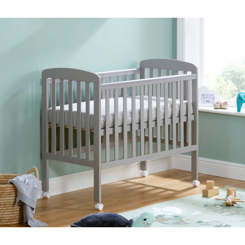 BabyMore Space Saver Cot, Grey