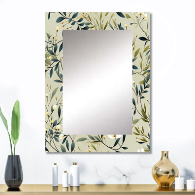 Zen Foliage - Miroir mural décoratif pour plantes